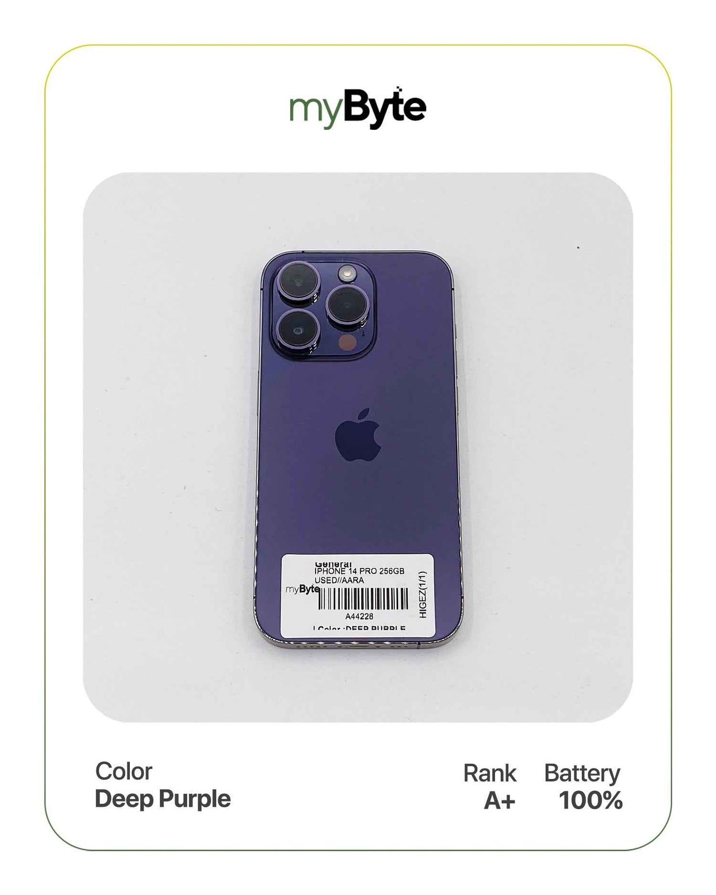 iPhone 14 Pro 5G 256GB (SIM Free) myByte International