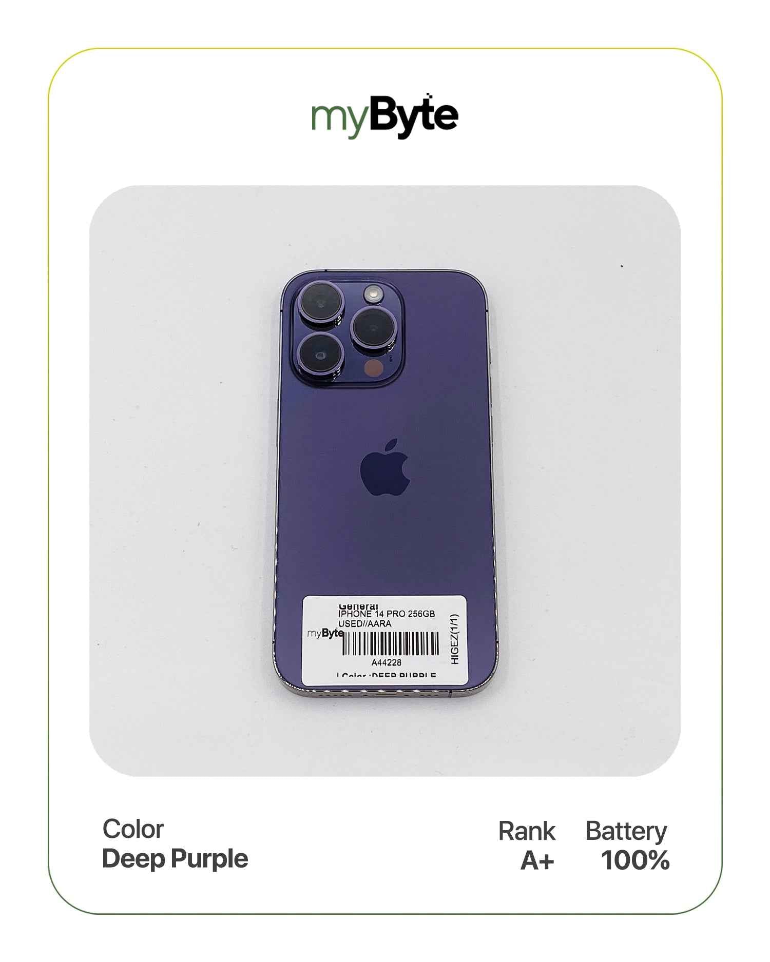 iPhone 14 Pro 5G 256GB (SIM Free) myByte International