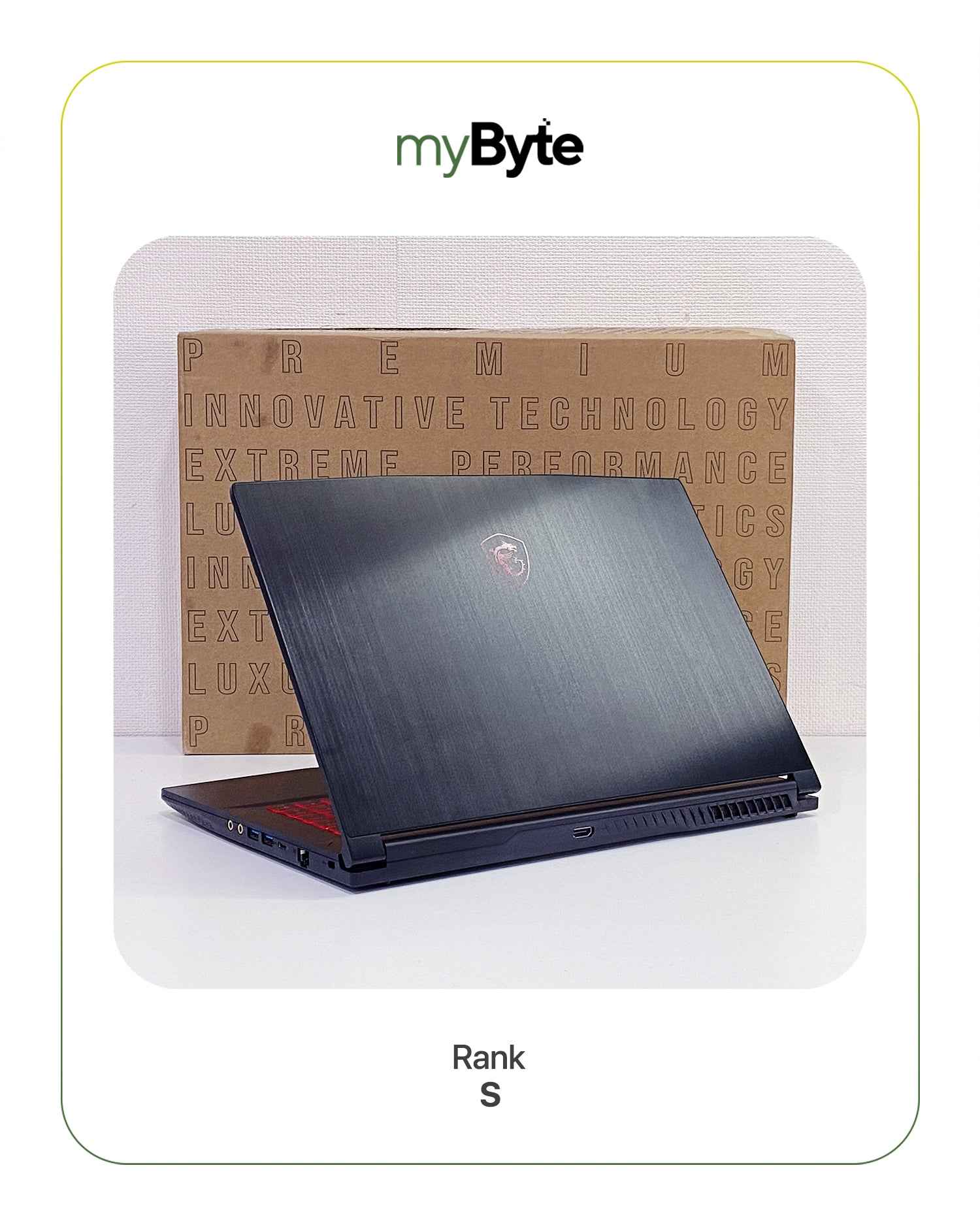 Gaming MSI Thin GF63 12VF myByte International