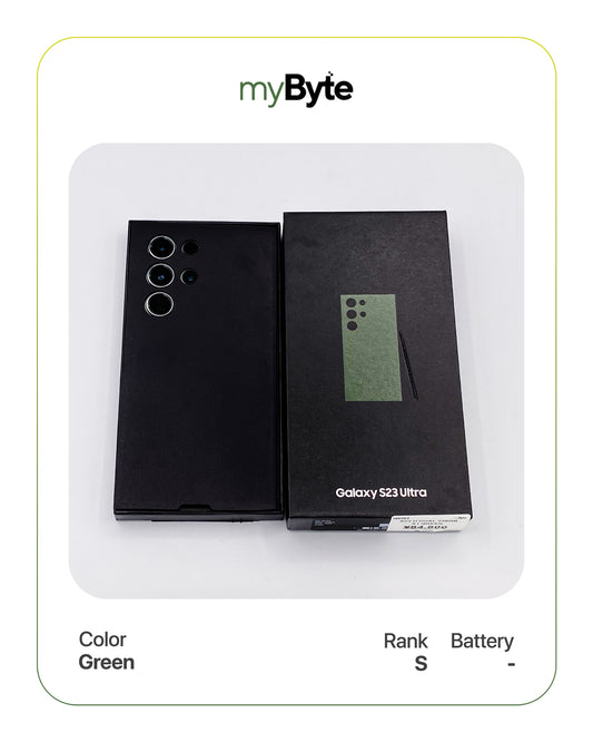 Samsung Galaxy S23 Ultra 5G 256GB Silent Camera (Dual SIM) Green myByte International