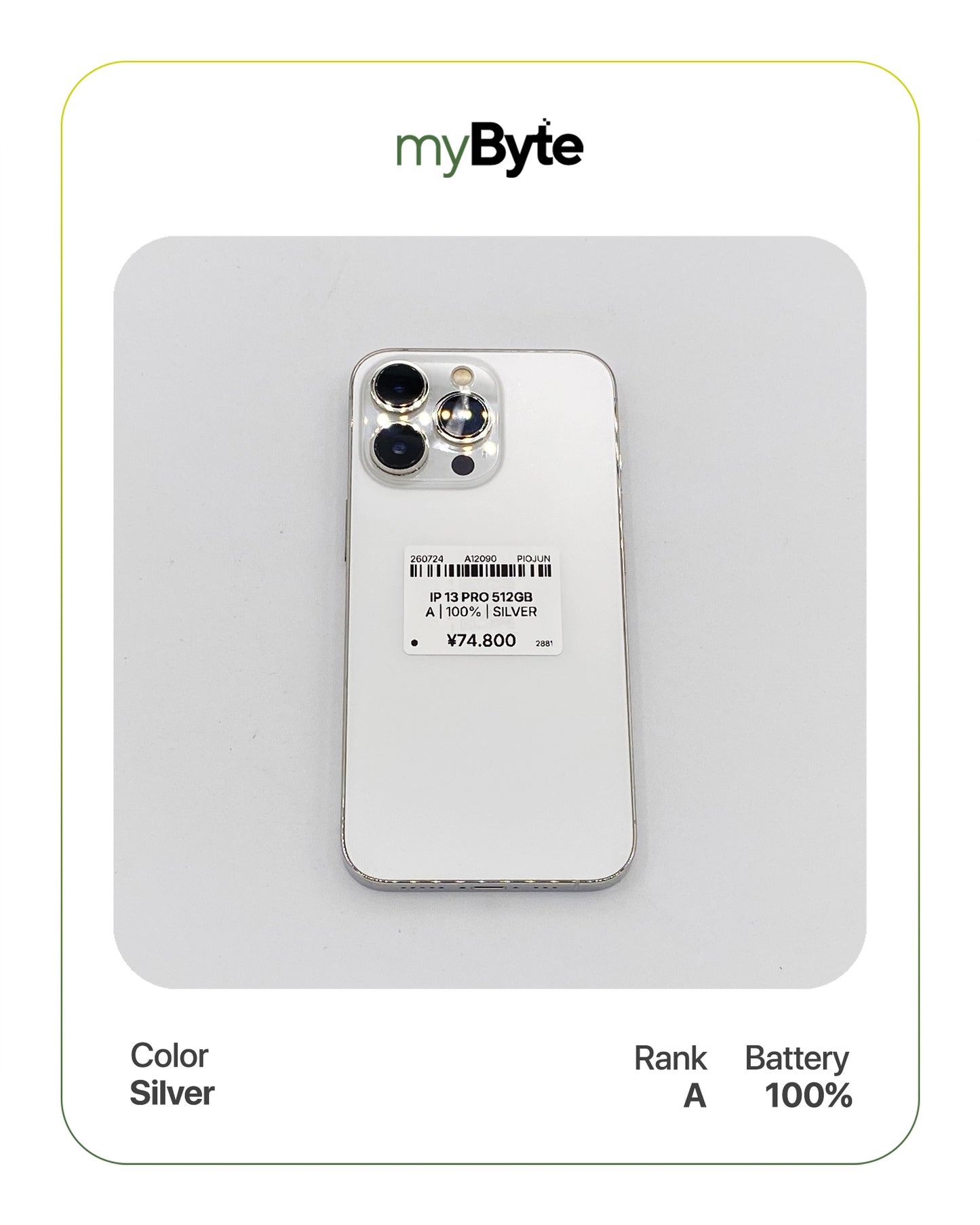iPhone 13 Pro 5G 512GB (SIM Free) myByte International
