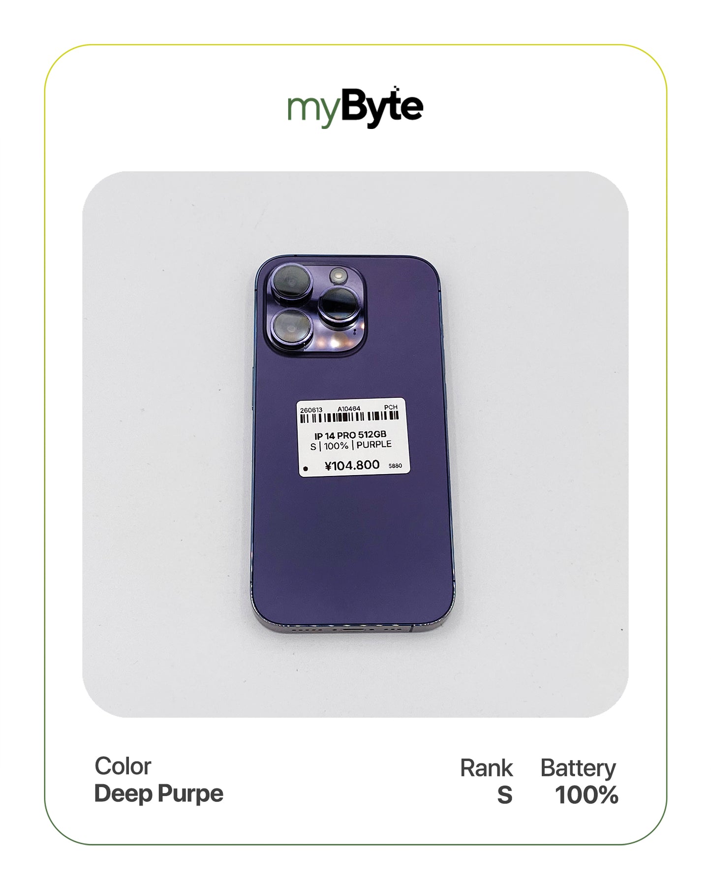 iPhone 14 Pro 5G 512GB (SIM Free) myByte International