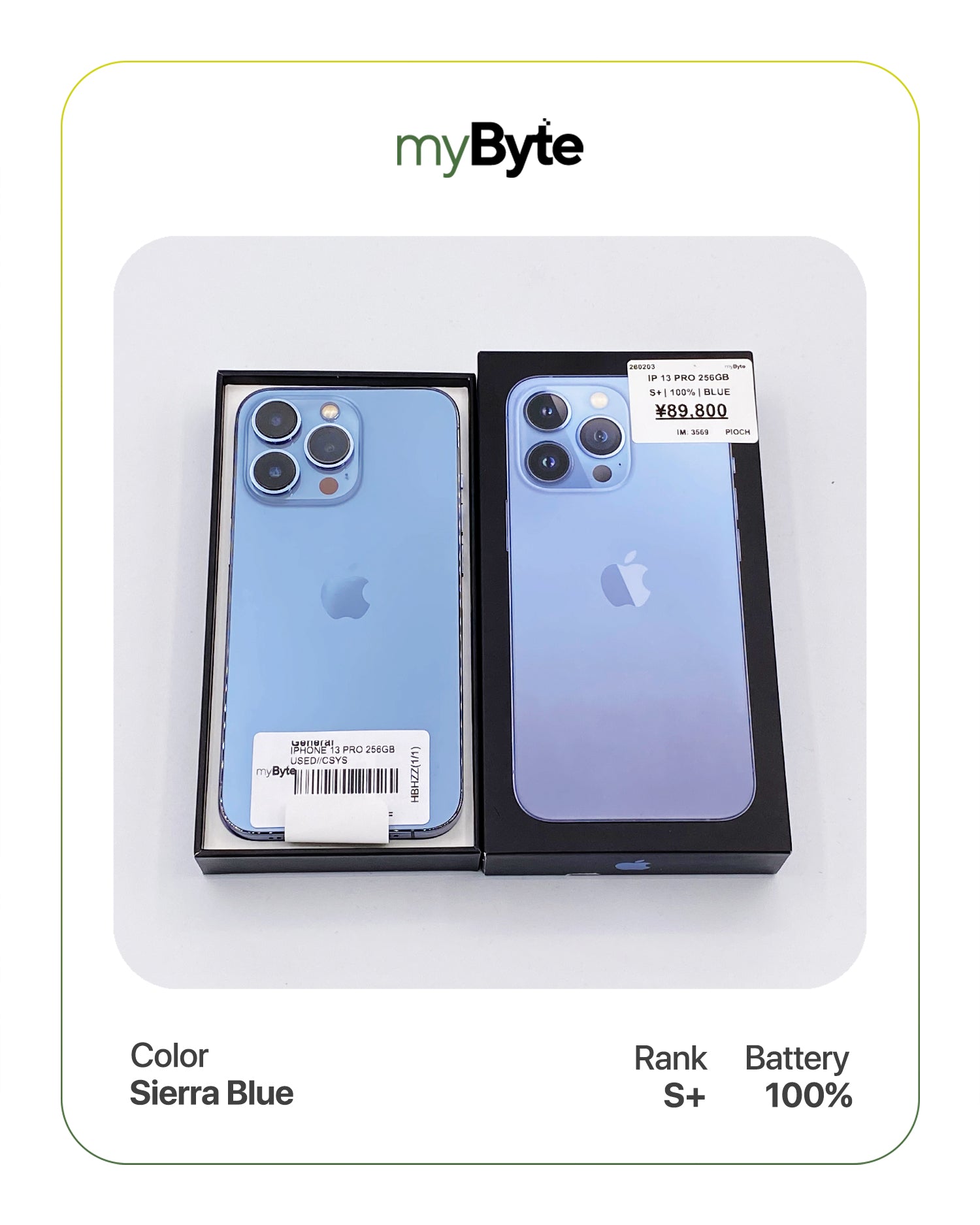 iPhone 13 Pro 5G 256GB (SIM Free) myByte International