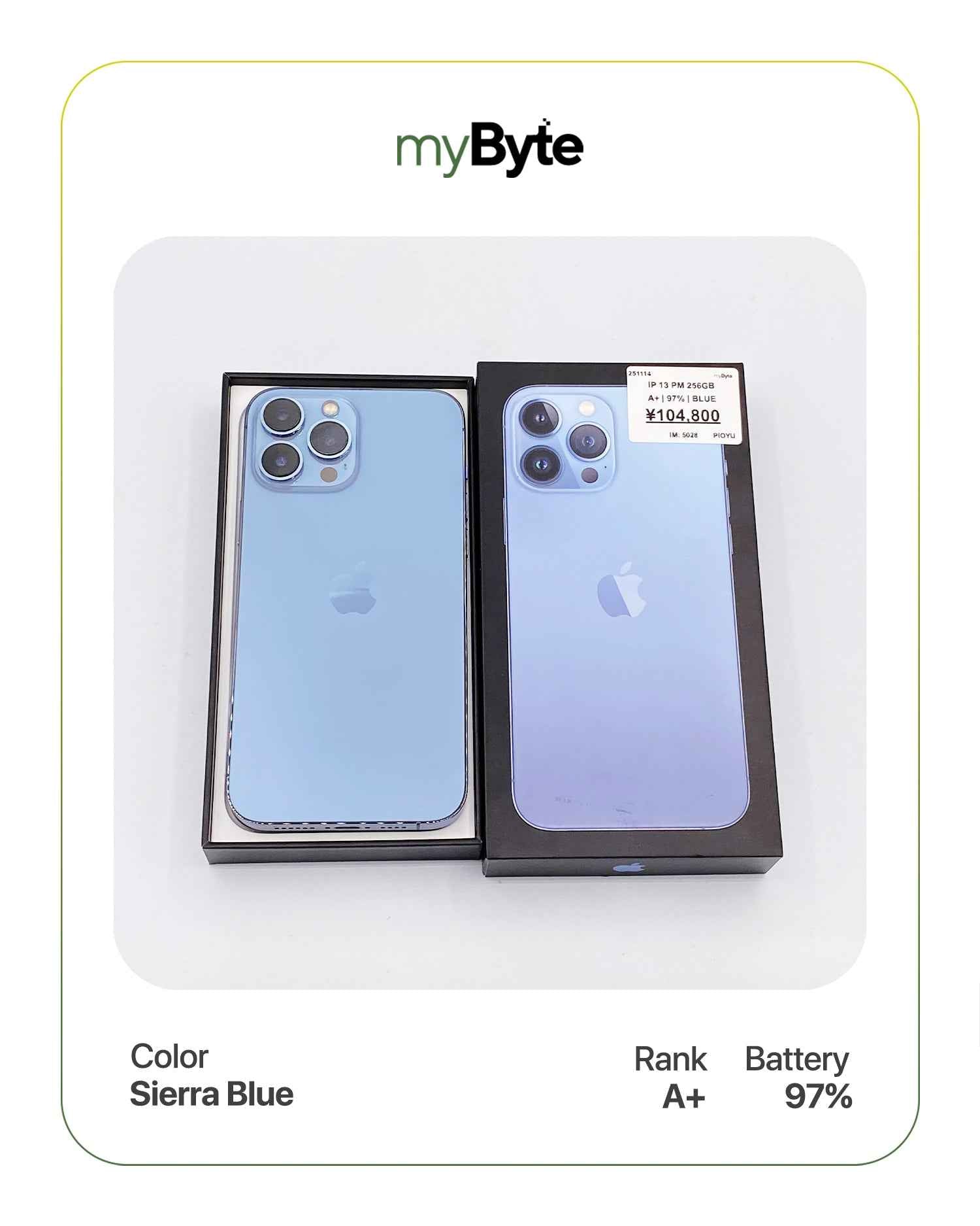 iPhone 13 Pro Max 5G 256GB (SIM Free) myByte International