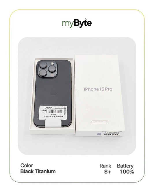 iPhone 15 Pro 5G 256GB (SIM Free) myByte International