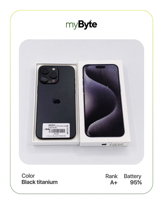 iPhone 15 Pro Max 5G 256GB (SIM Free) myByte International