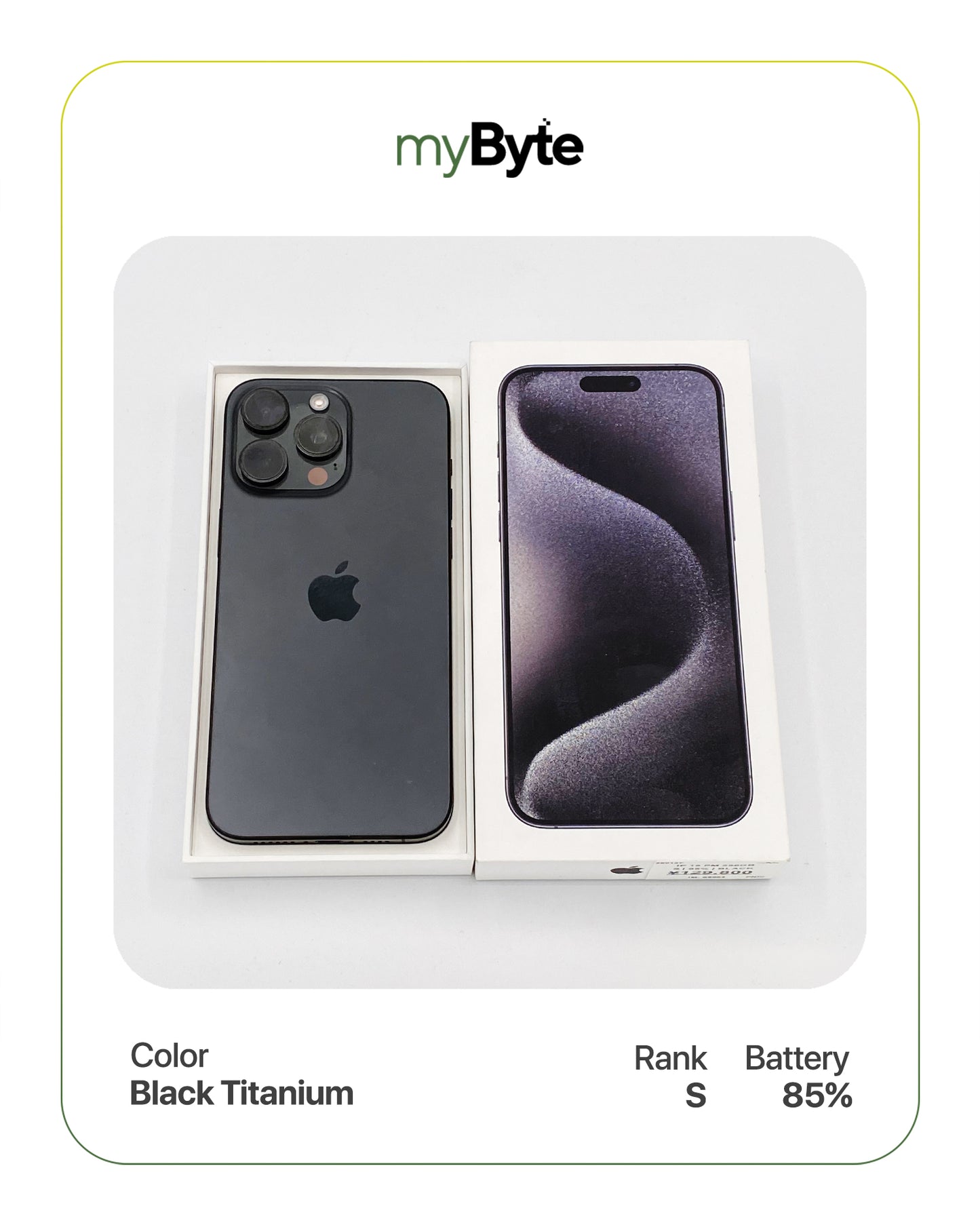 iPhone 15 Pro Max 5G 256GB (SIM Free) myByte International