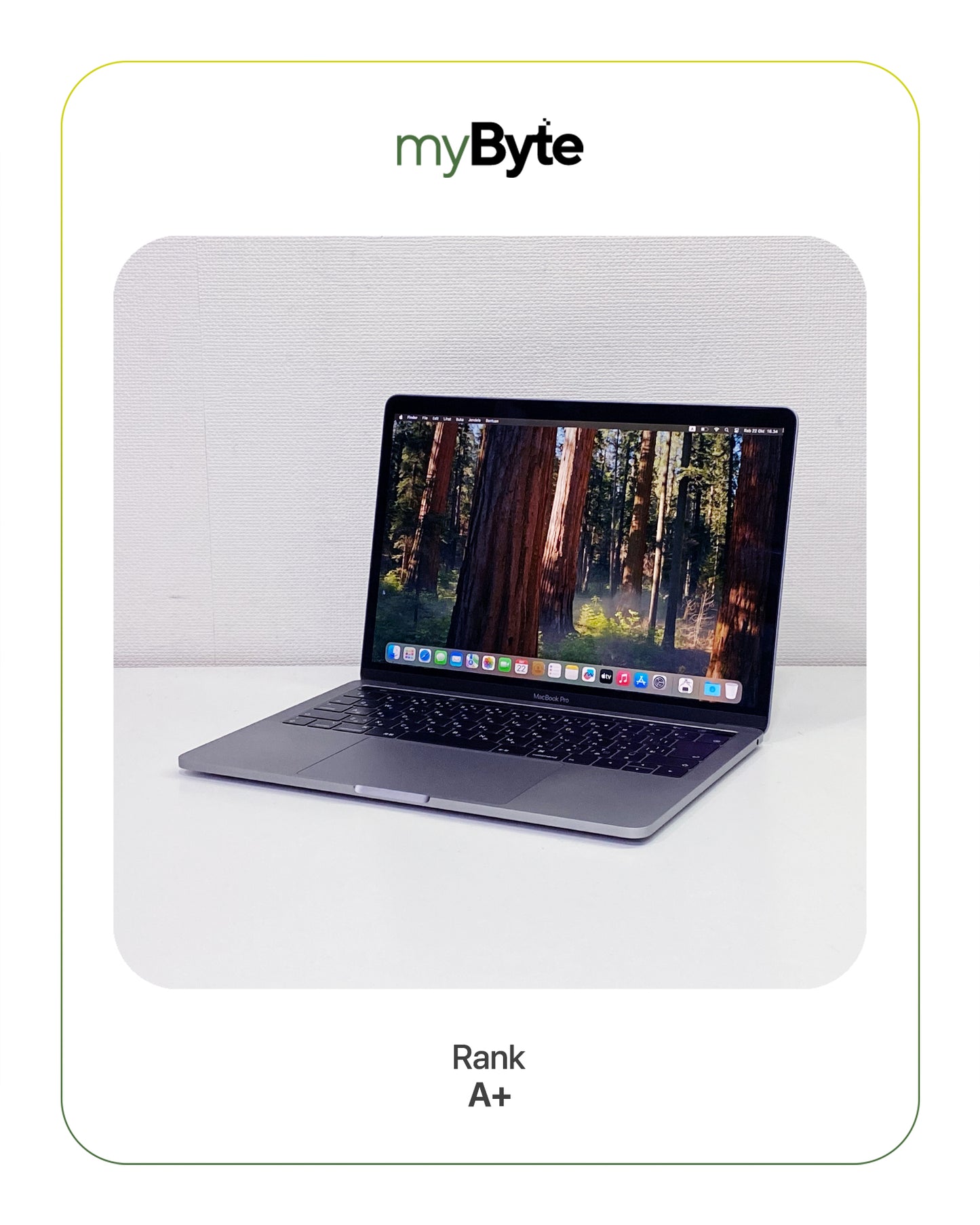 MacBook Pro Retina 13-inch 2019 2T3P Touch Bar myByte International