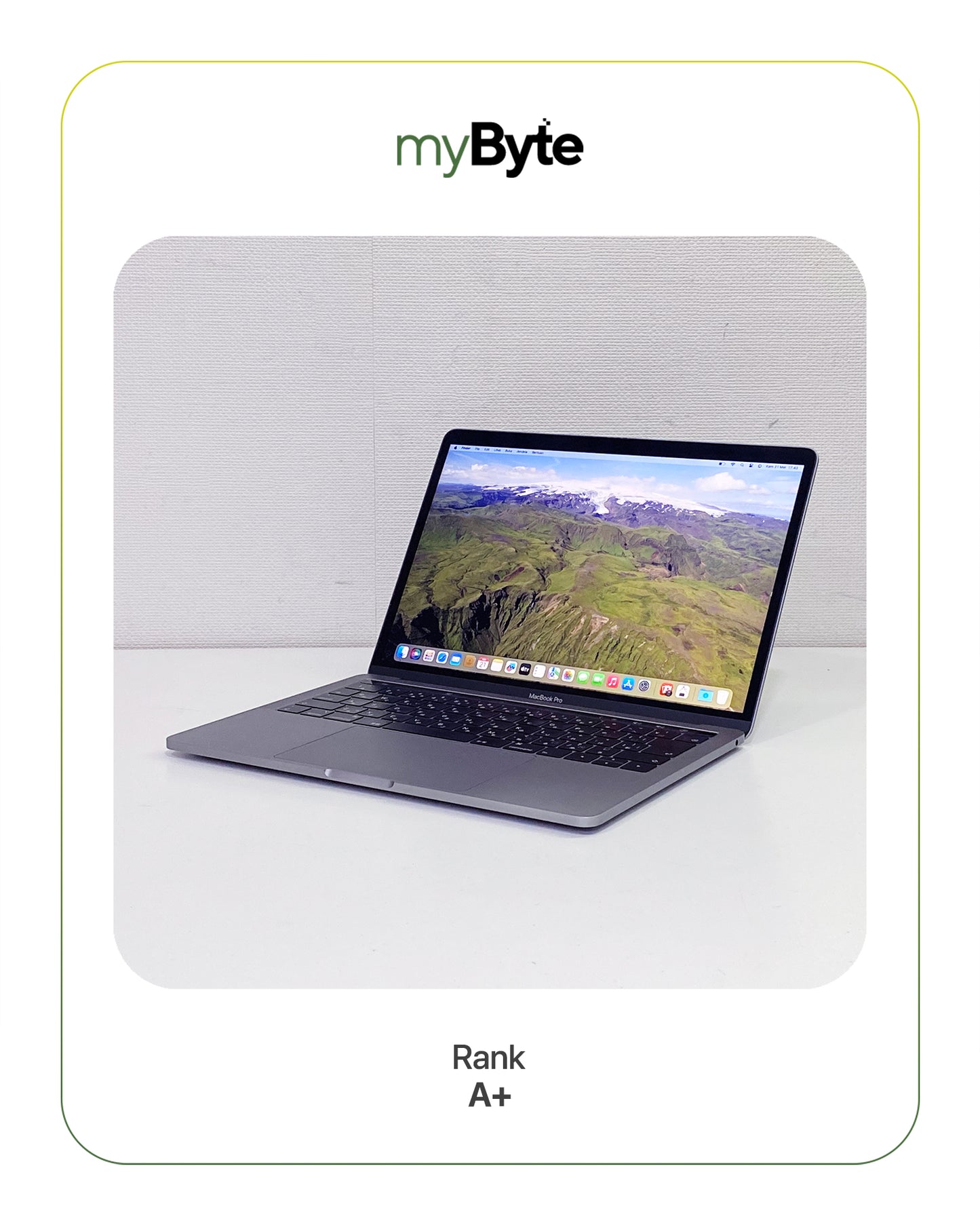 MacBook Pro Retina 13-inch 2019 2T3P Touch Bar myByte International
