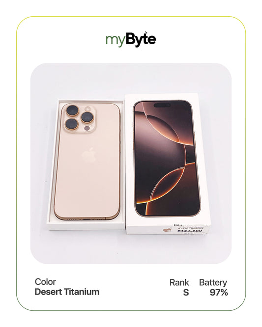 iPhone 16 Pro 5G 256GB (SIM Free) myByte International