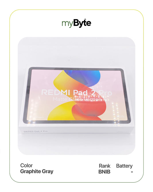 Redmi Pad 2 Pro 256GB (Wi-Fi) Graphite Gray myByte International