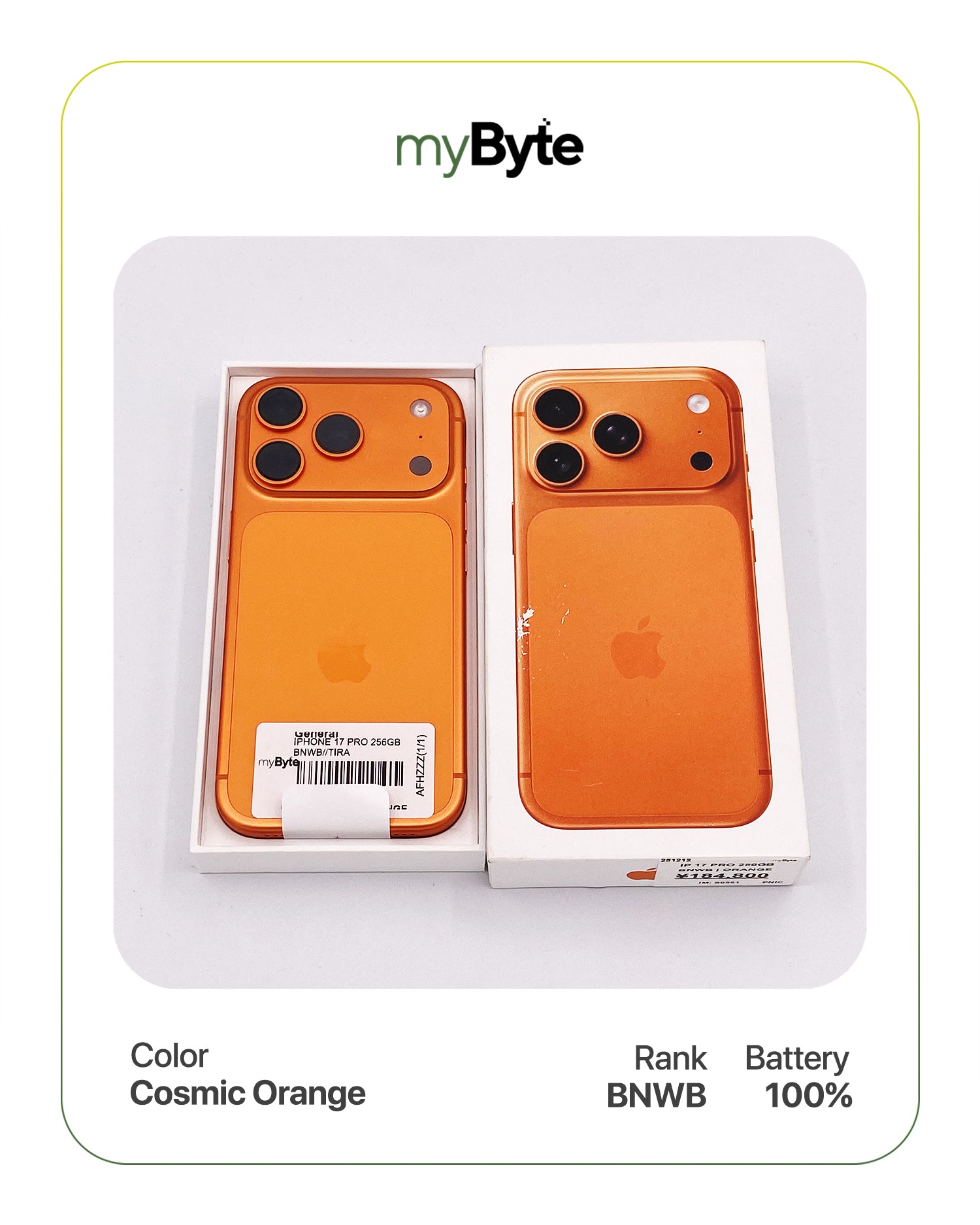 iPhone 17 Pro 5G 256GB eSIM (SIM Free) myByte International