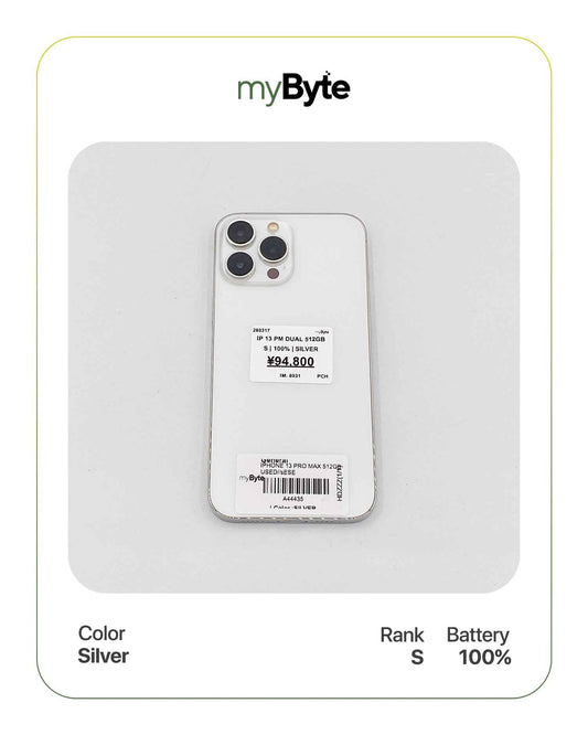 iPhone 13 Pro Max 5G 512GB Silent Camera (Dual SIM) myByte International
