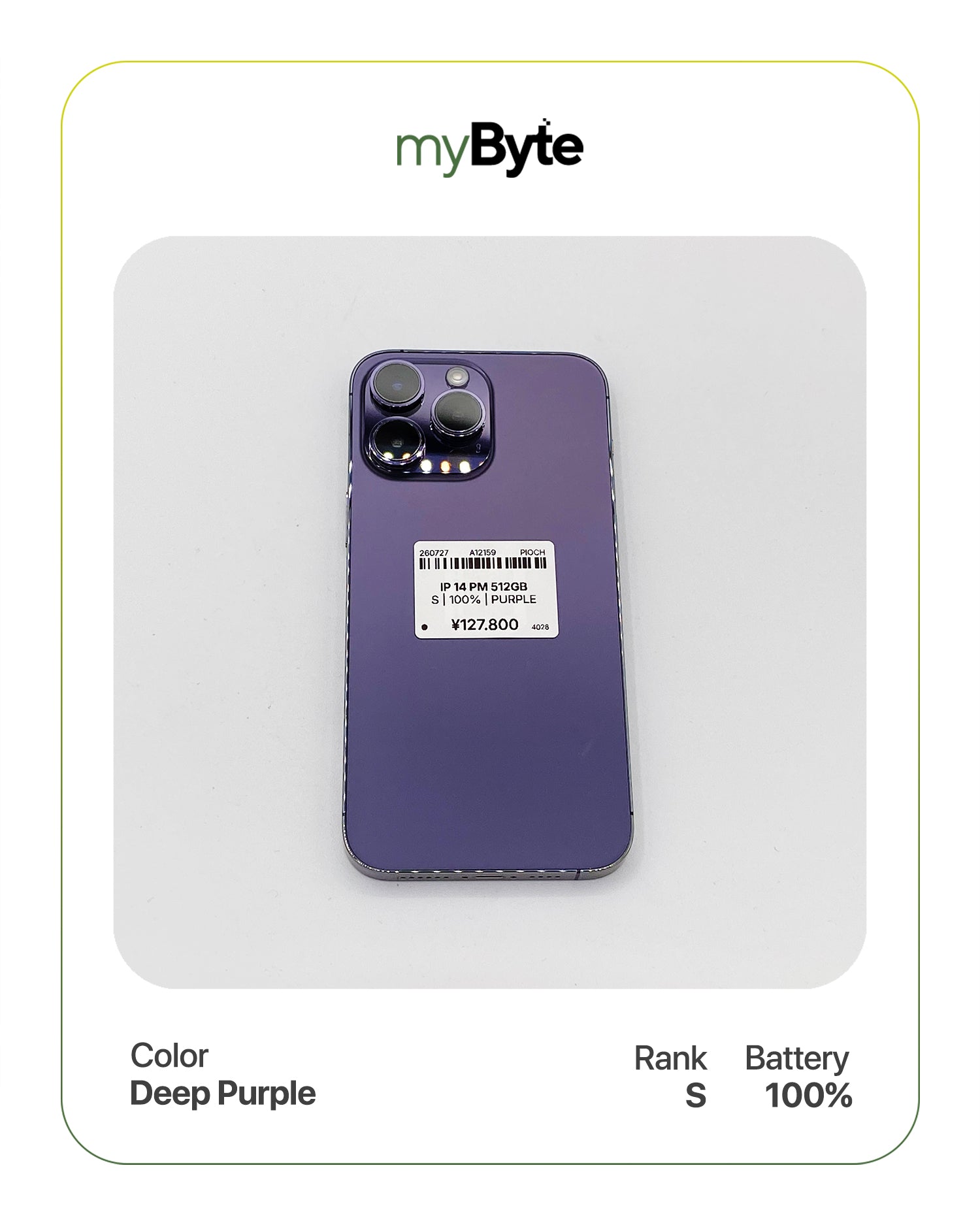 iPhone 14 Pro Max 5G 512GB (SIM Free) myByte International