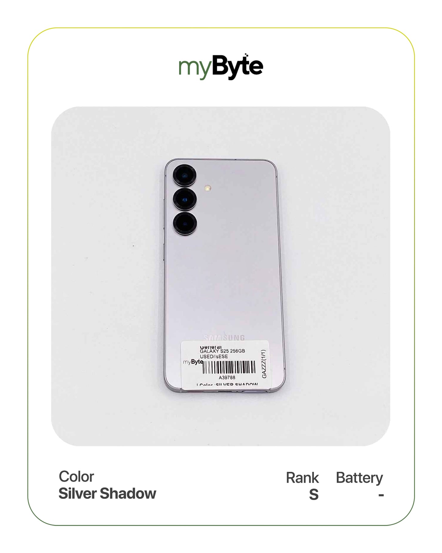 Samsung Galaxy S25 5G 256GB (SIM Free) myByte International