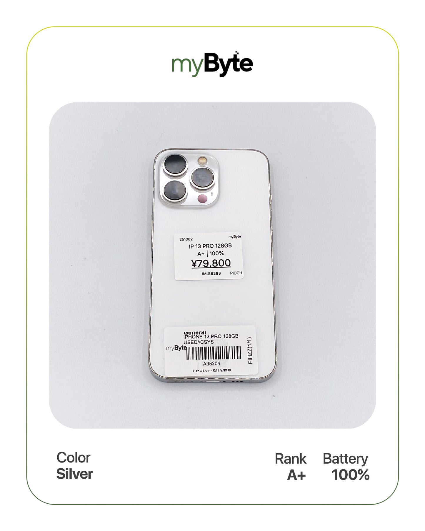 iPhone 13 Pro 5G 128GB (SIM Free) myByte International