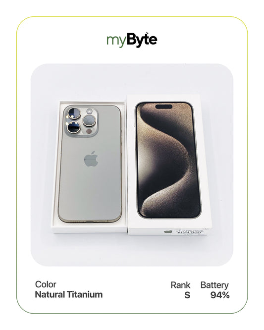 iPhone 15 Pro 5G 256GB (SIM Free) myByte International