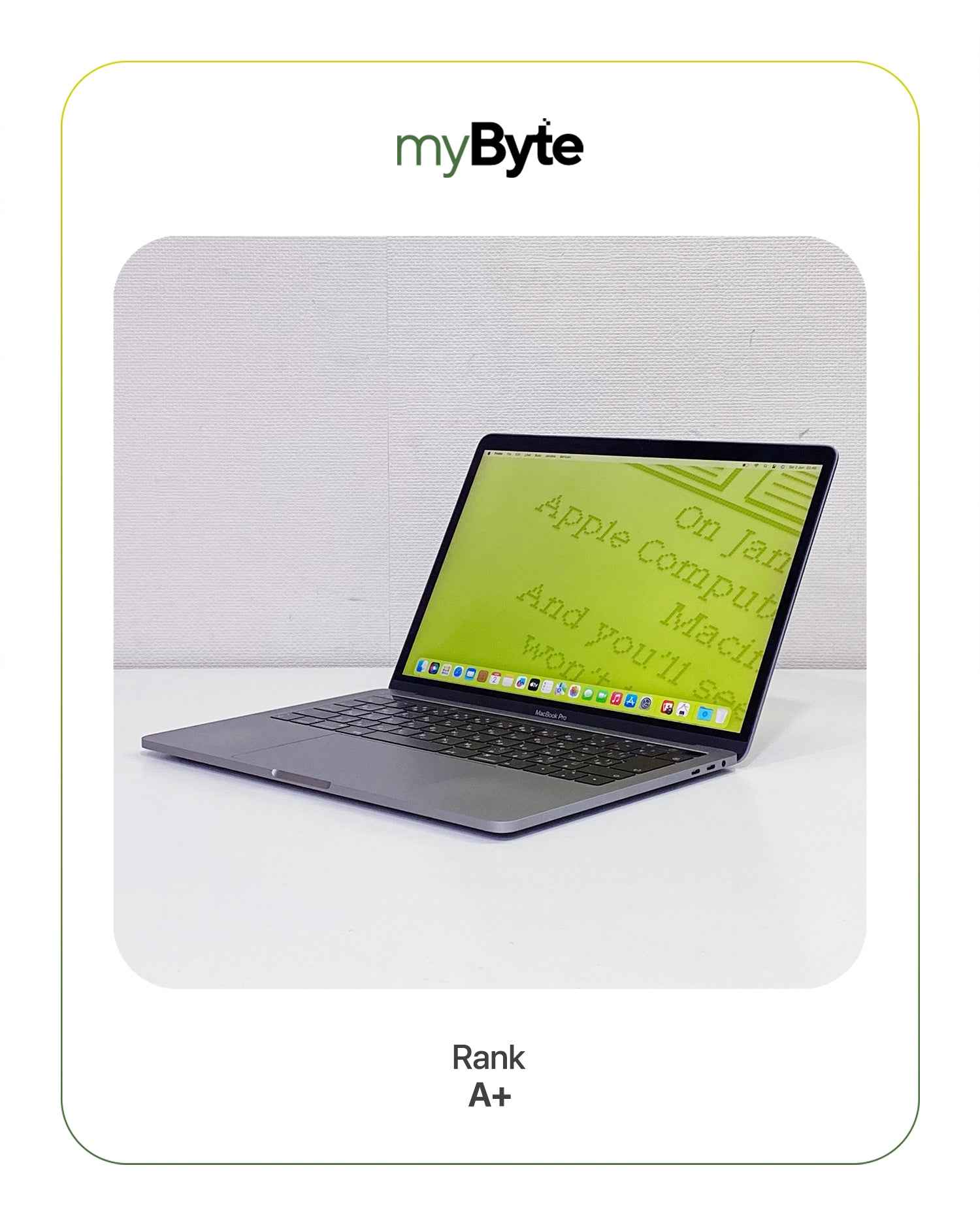 MacBook Pro Retina 13-inch 2019 myByte International
