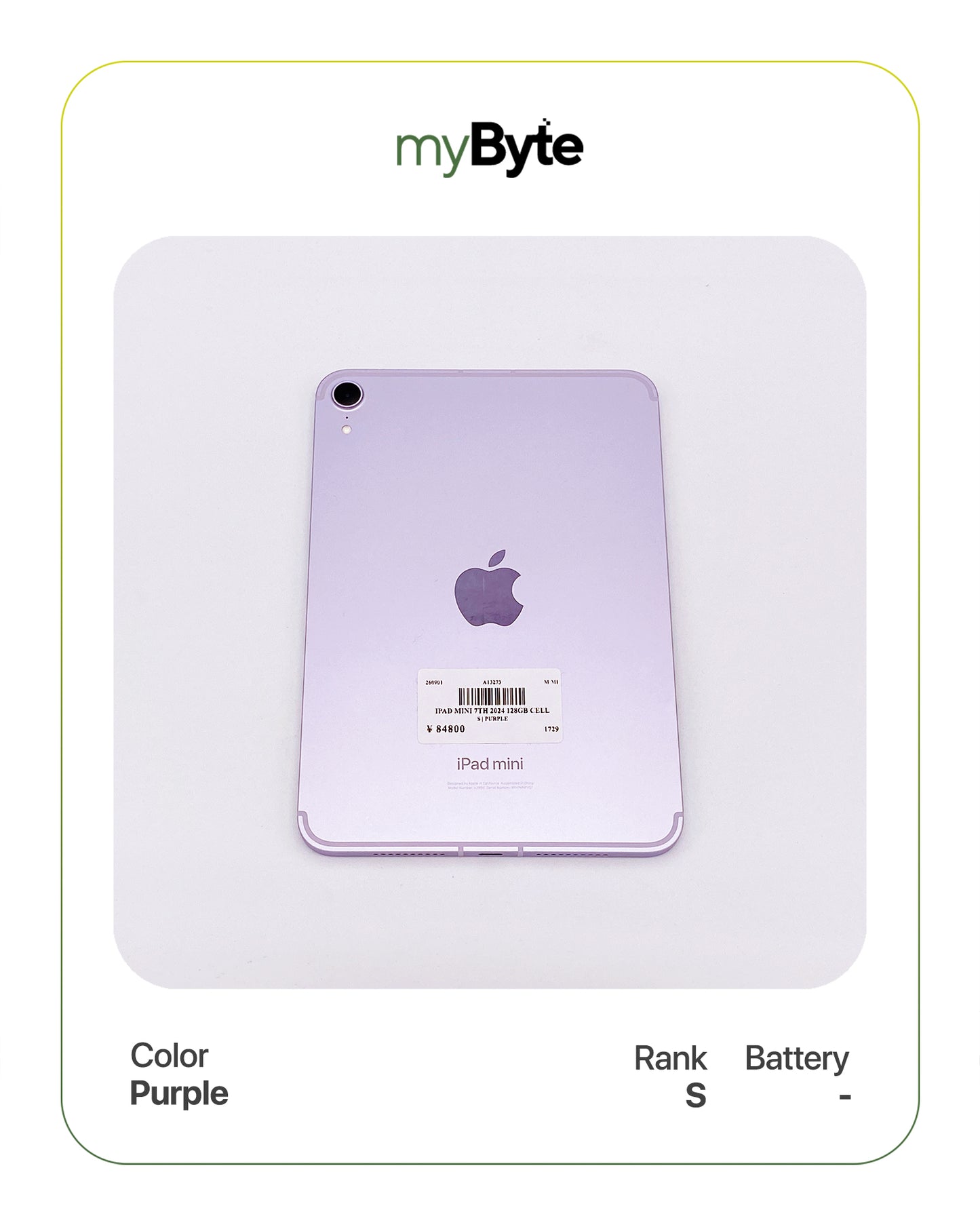 iPad Mini 7th Gen 2024 128GB (Wi-Fi + Cellular)