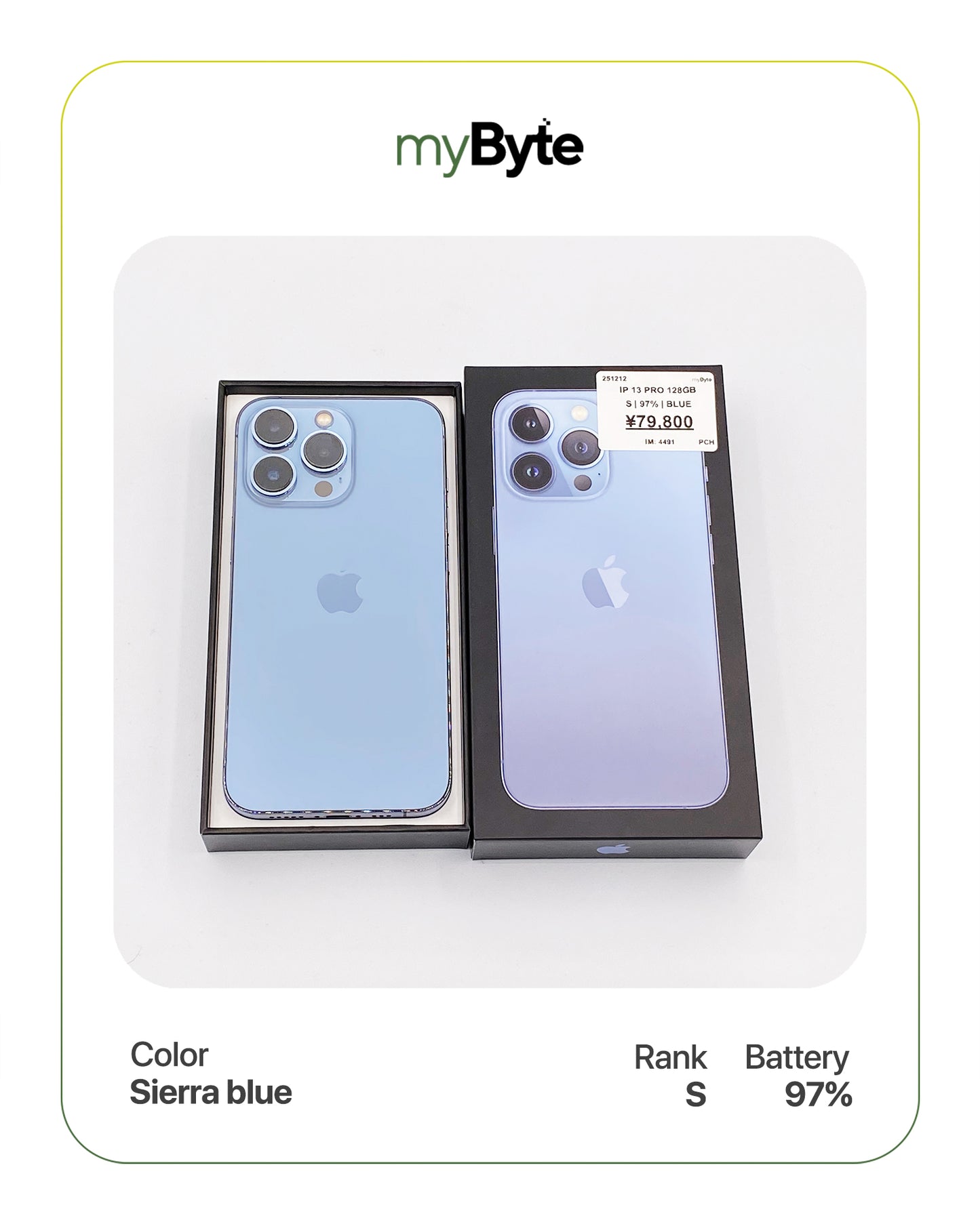 iPhone 13 Pro 5G 128GB (SIM Free) myByte International