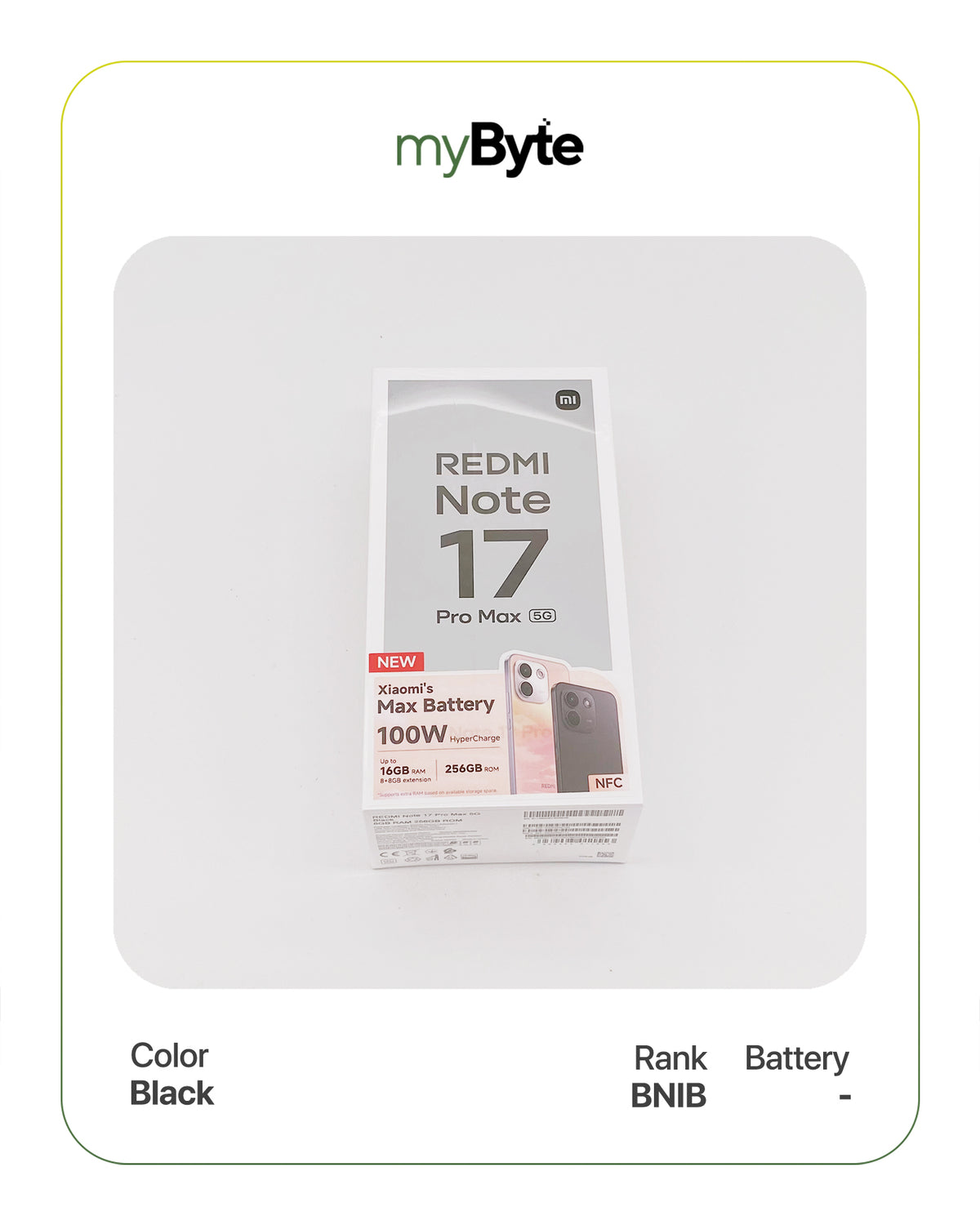 Redmi Note 17 Pro Max 5G 512GB (SIM Free)
