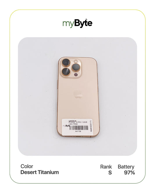 iPhone 16 Pro 5G 128GB (SIM Free) myByte International
