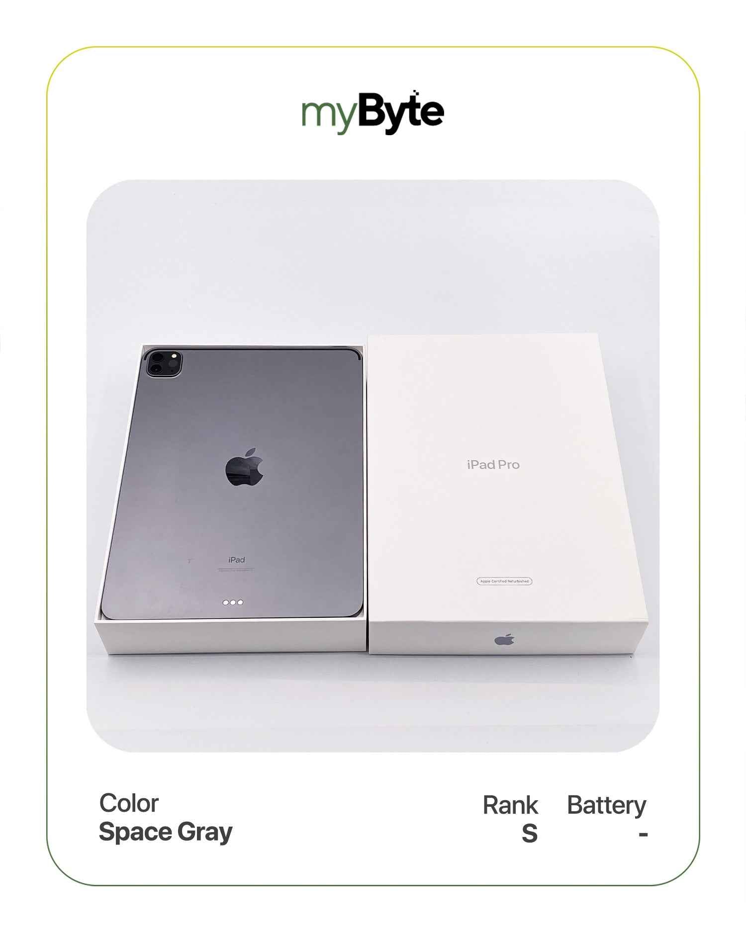 iPad Pro 3rd Gen 11 Inc 2021 256GB M1 Chip Wi-Fi Silver myByte International