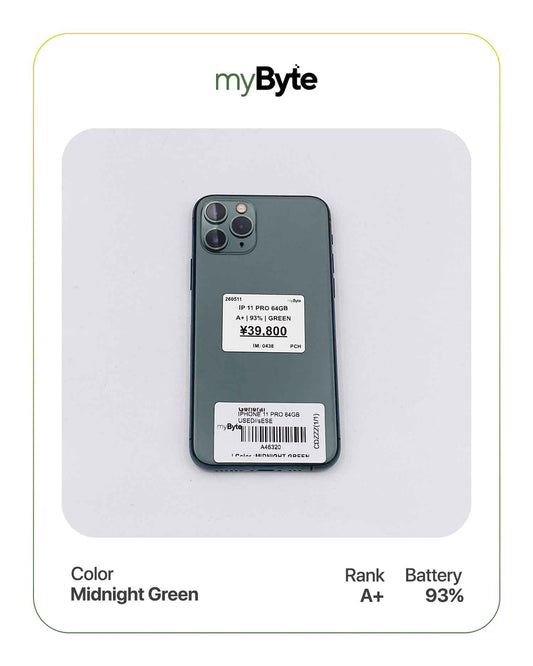 iPhone 11 Pro 64GB (SIM Free) myByte International