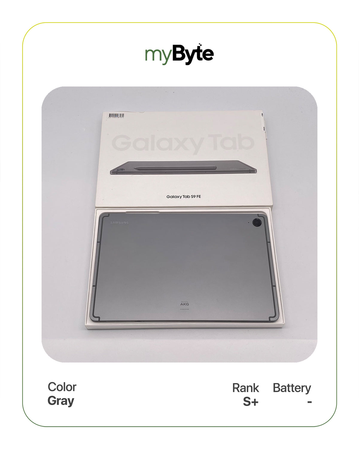 Samsung Galaxy Tab S9 FE 128GB (Wi-Fi) myByte International