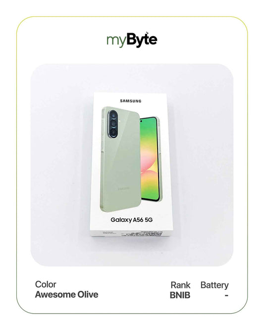 Samsung Galaxy A56 5G 128GB (Sim Free) Awesome Olive myByte International