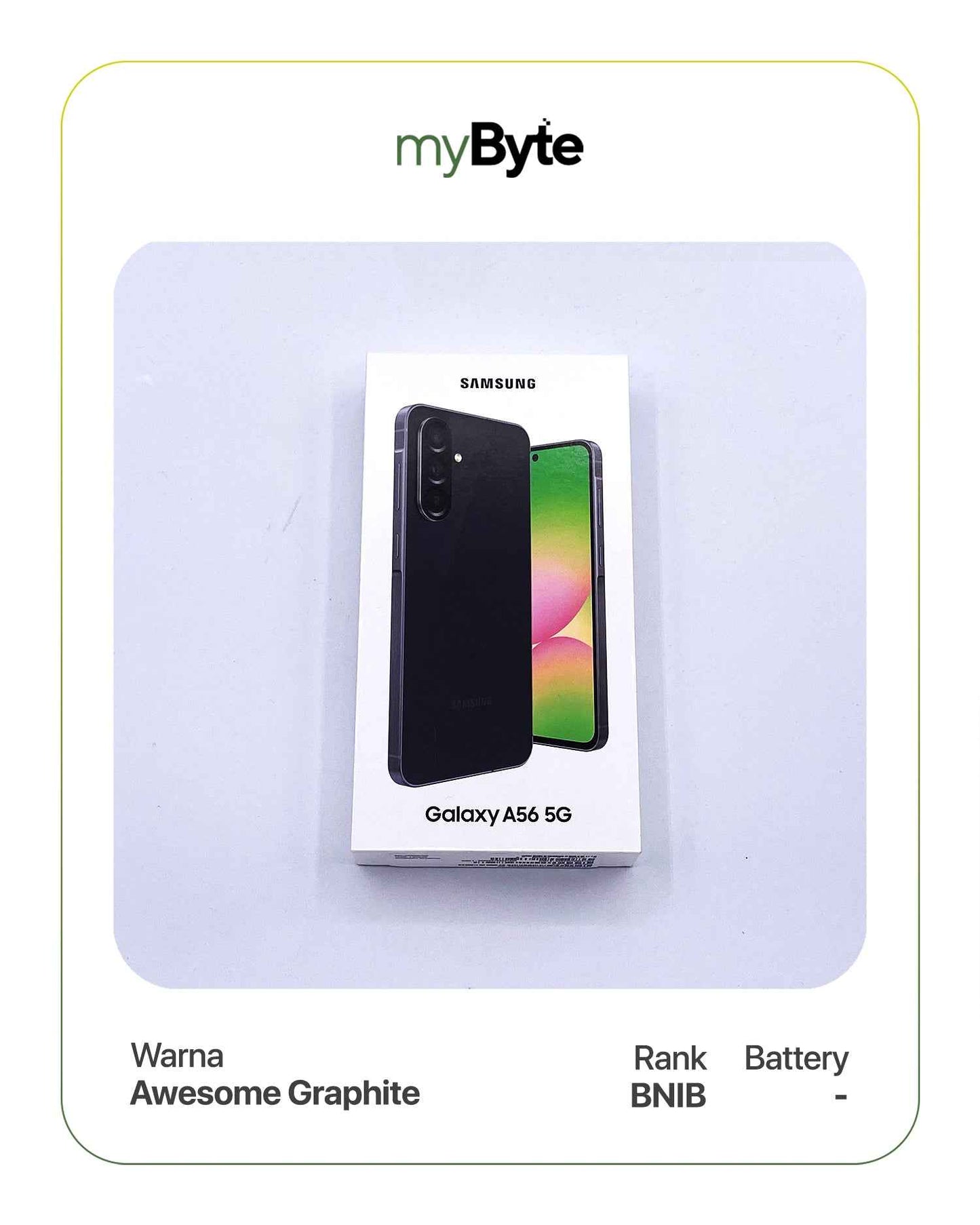 Samsung Galaxy A56 5G 256GB (Sim Free) Awesome Graphite 12GB myByte International