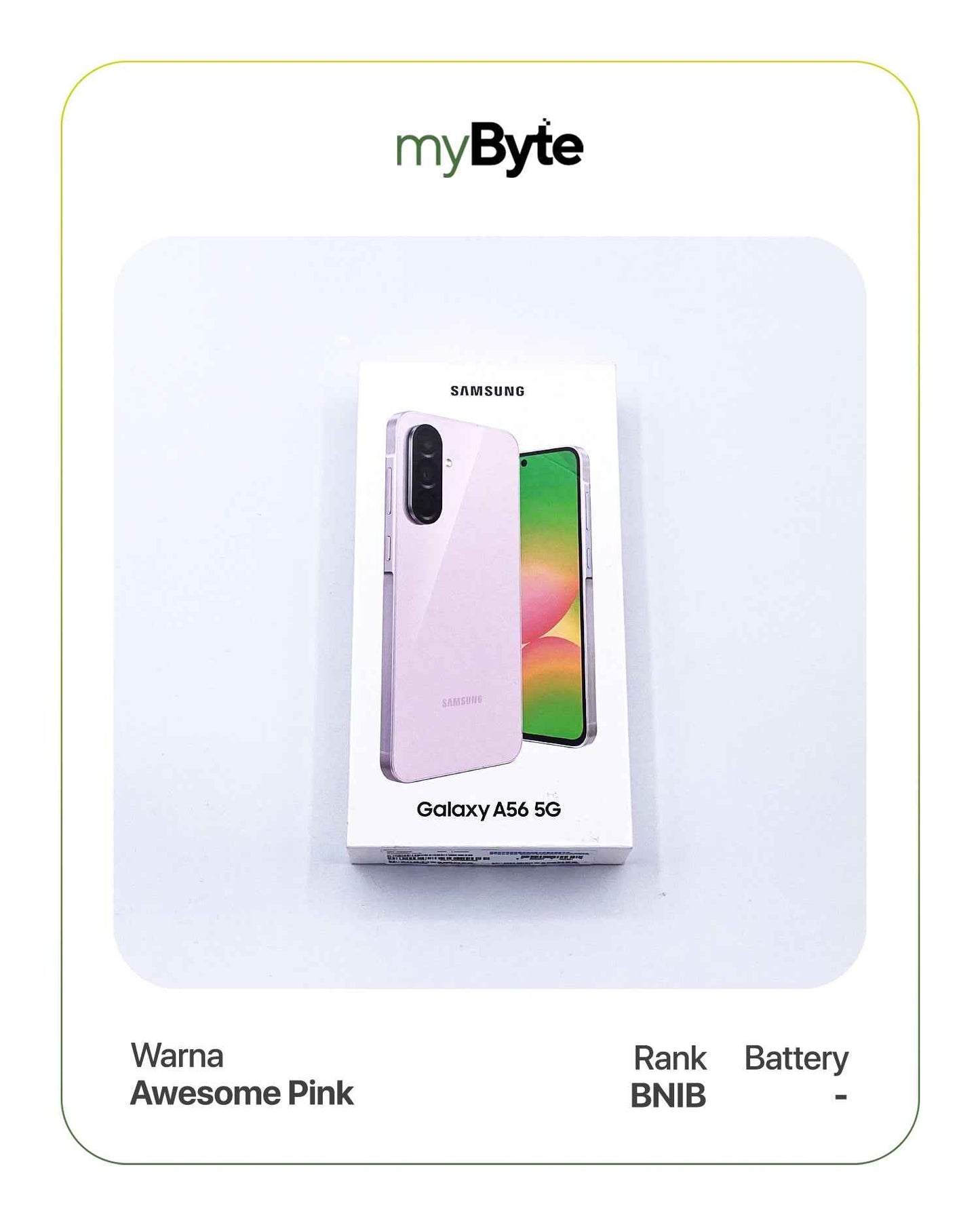 Samsung Galaxy A56 5G 256GB (Sim Free) Awesome Pink 12GB myByte International