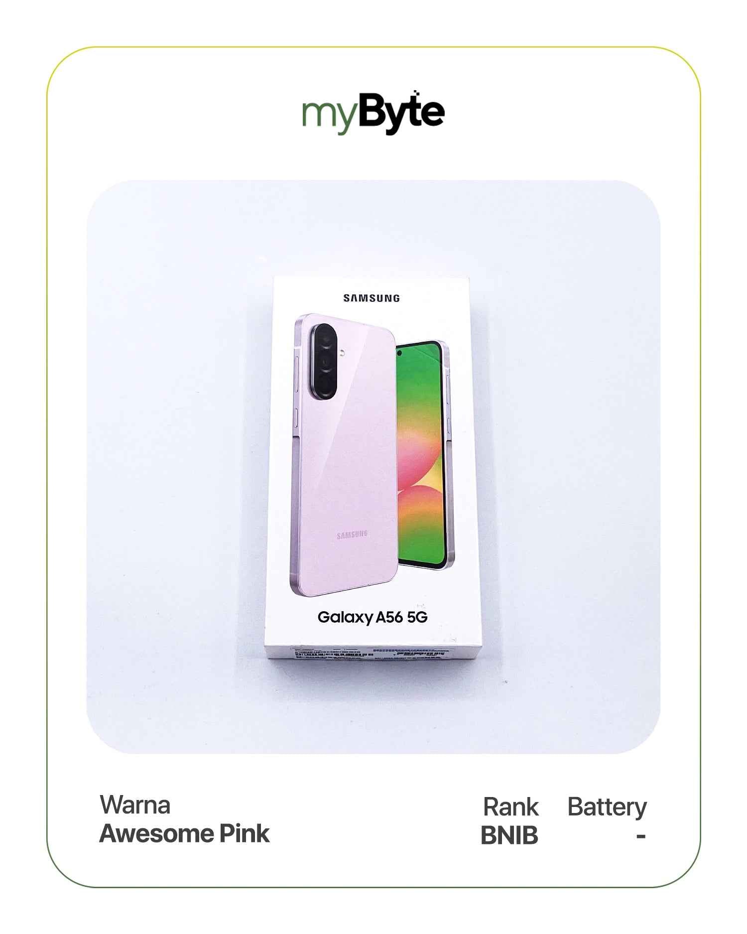 Samsung Galaxy A56 5G 256GB (Sim Free) Awesome Pink 12GB myByte International