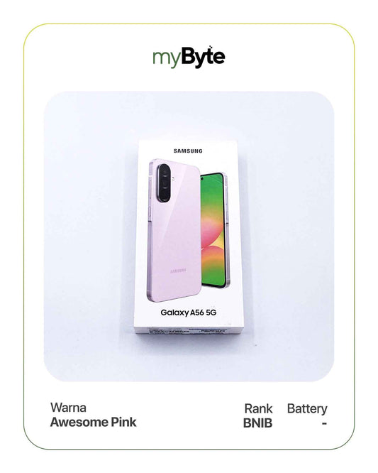 Samsung Galaxy A56 5G 128GB (Sim Free) Awesome Pink myByte International