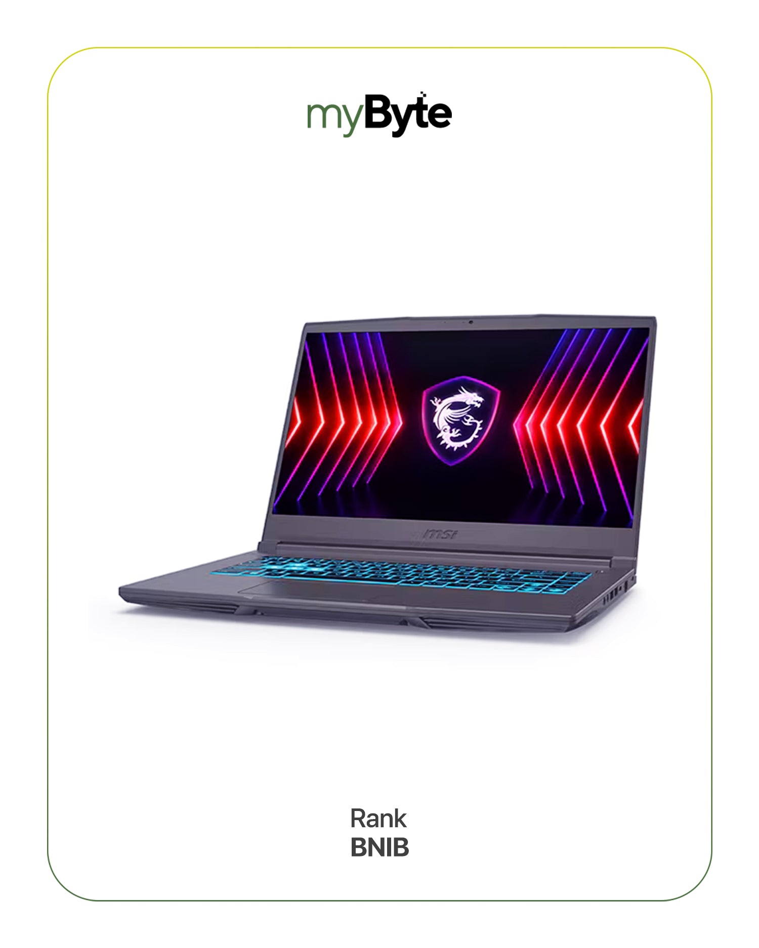 Gaming MSI Thin 15 B13VE myByte International