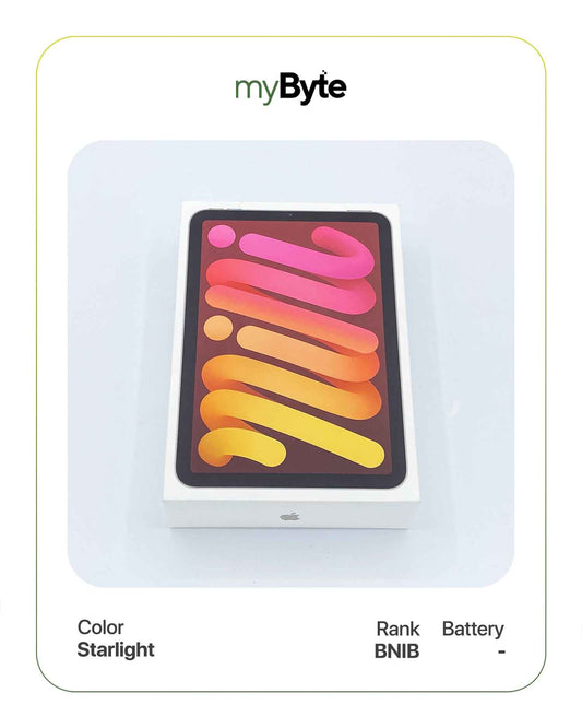 iPad Mini 7th Gen 2024 128GB (Wi-Fi) Starlight myByte International