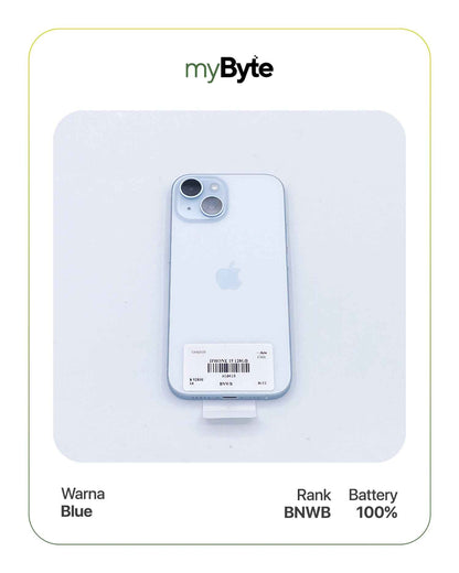 iPhone 15 5G 256GB (Sim Free) Blue myByte International