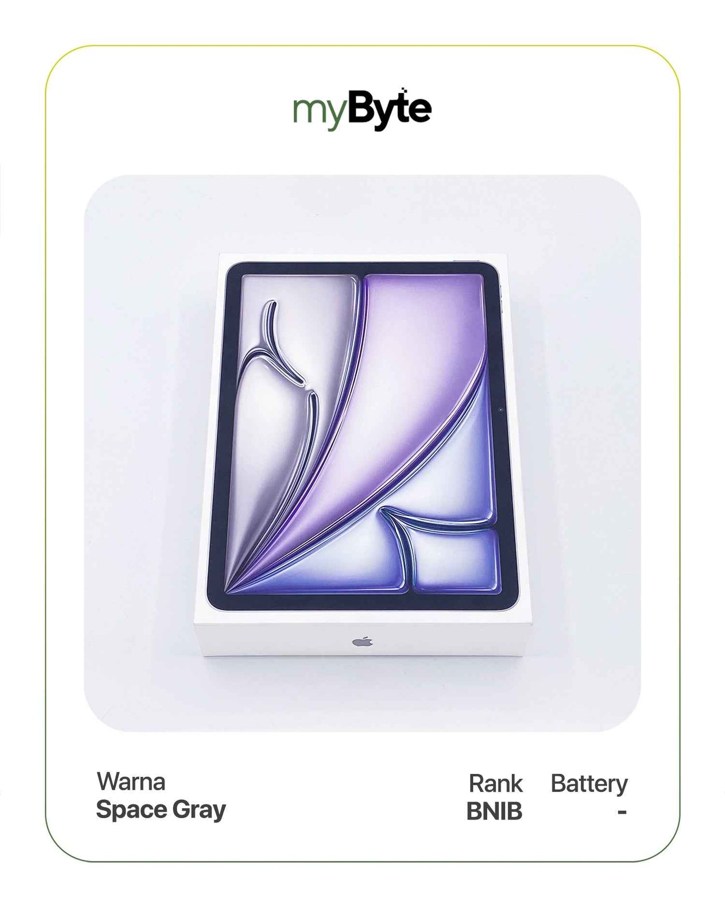 iPad Air M4 11-inch 2026 256GB (Wi-Fi) Space Gray myByte International