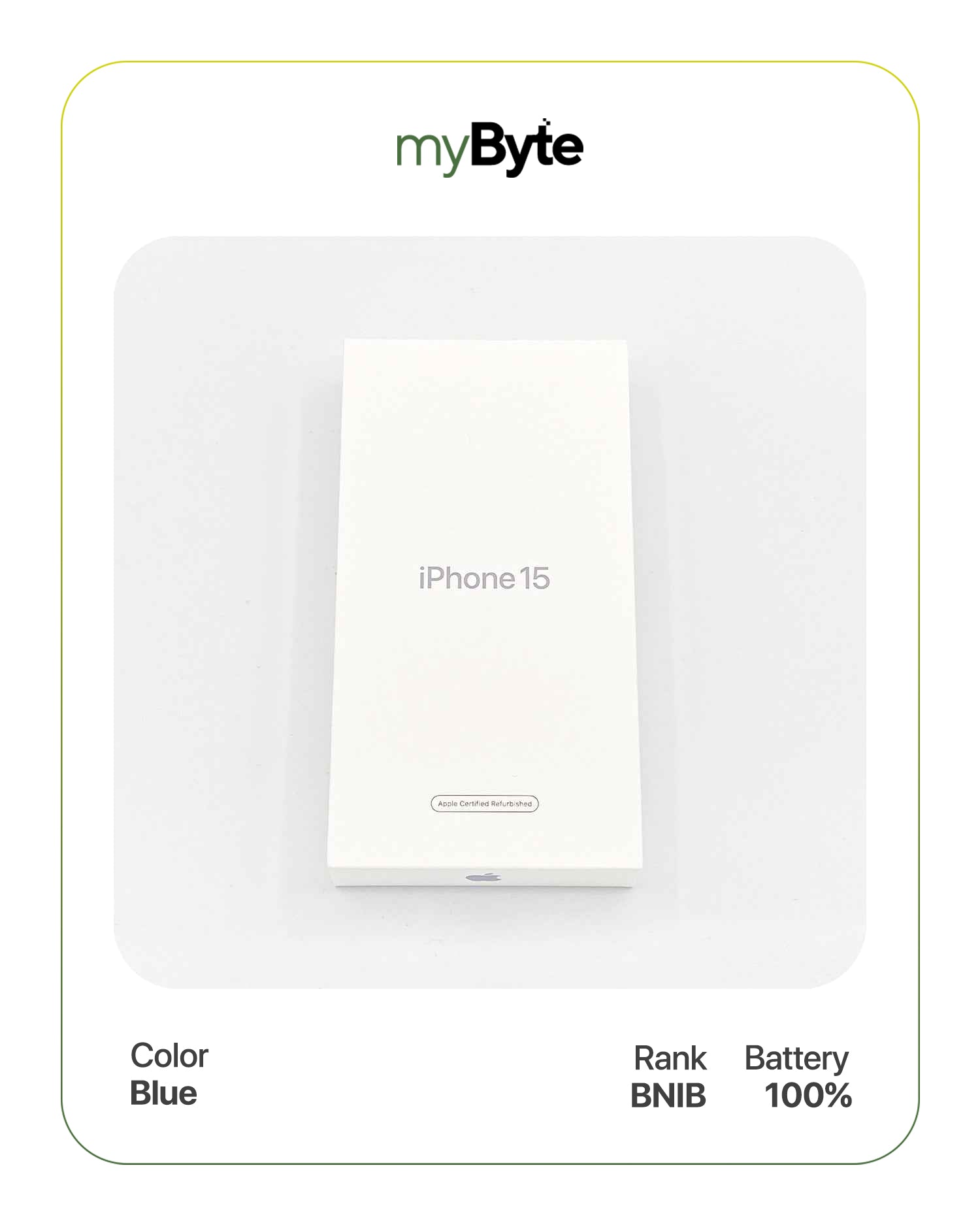 iPhone 15 5G 256GB (Sim Free) Blue SIM Free myByte International