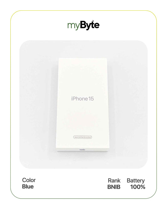 iPhone 15 5G 256GB (Sim Free) Blue SIM Free myByte International