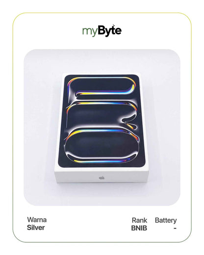 iPad Pro 13-inch M4 2024 512GB (Wi-Fi) Silver myByte International