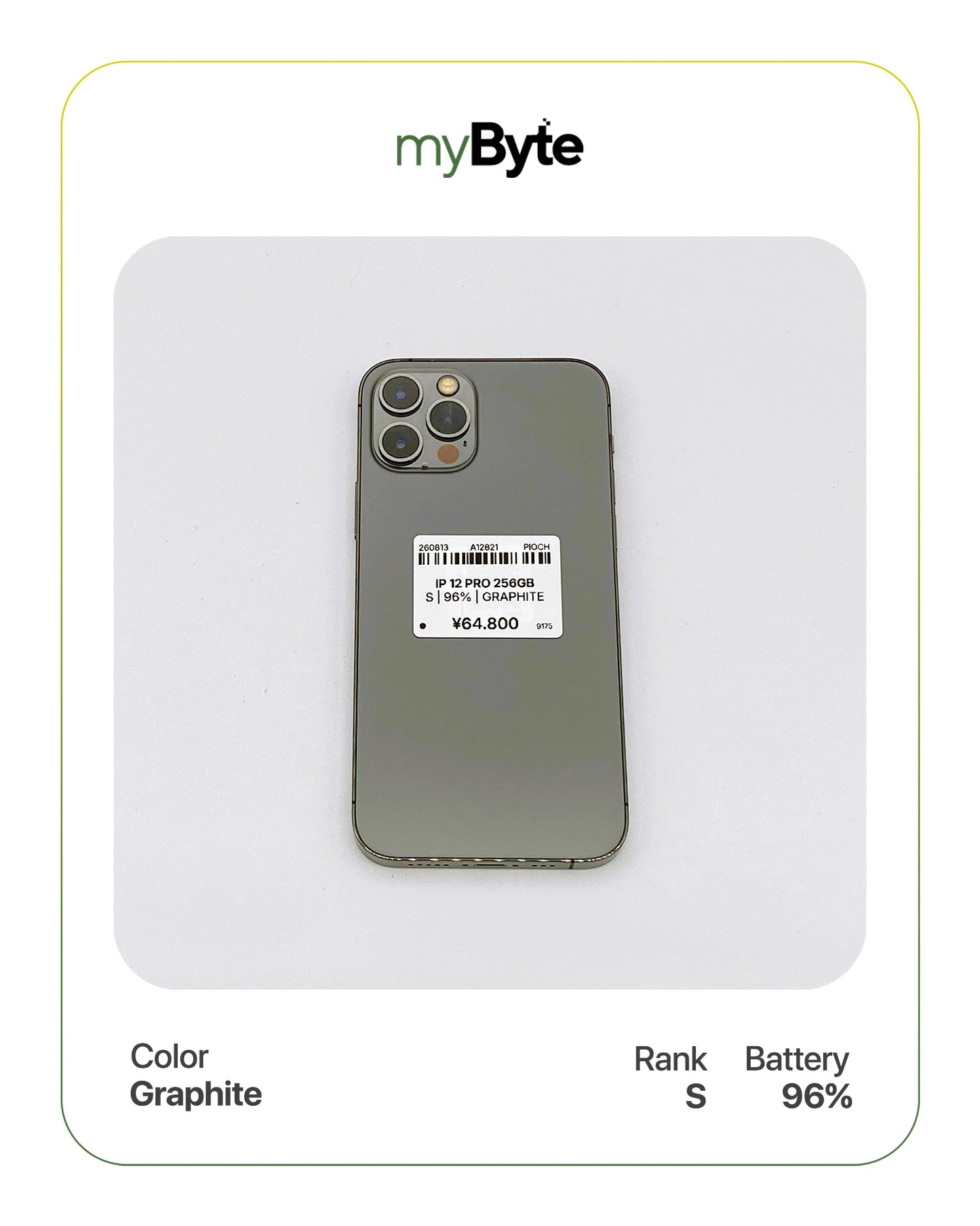 iPhone 12 Pro 5G 256GB (SIM Free) myByte International
