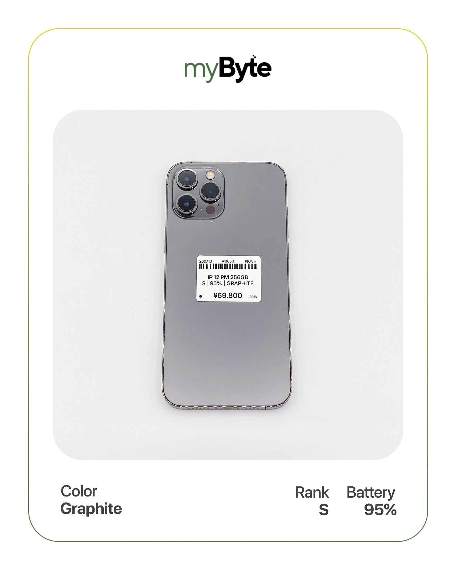 iPhone 12 Pro Max 5G 256GB (SIM Free) myByte International