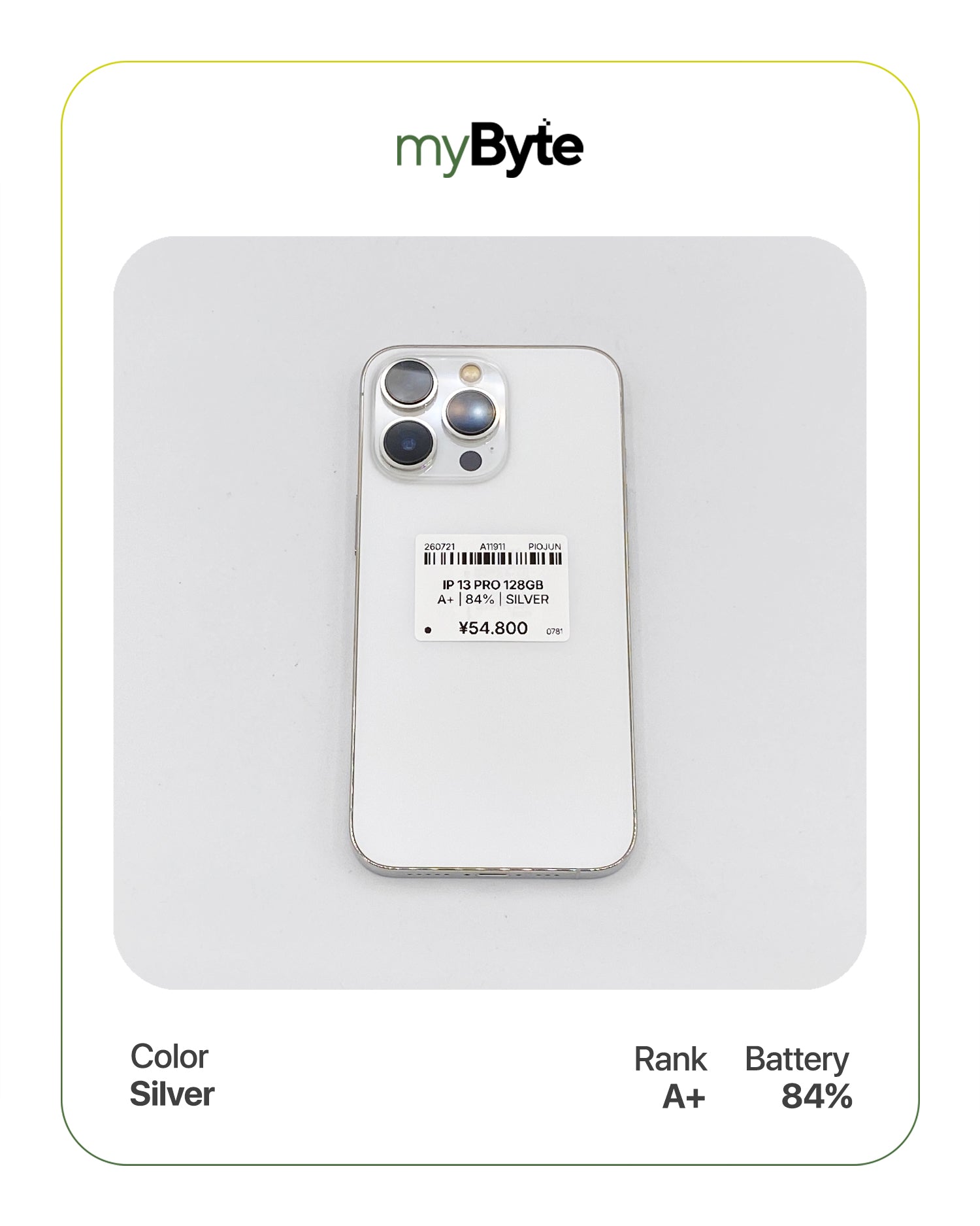 iPhone 13 Pro 5G 128GB (SIM Free) myByte International