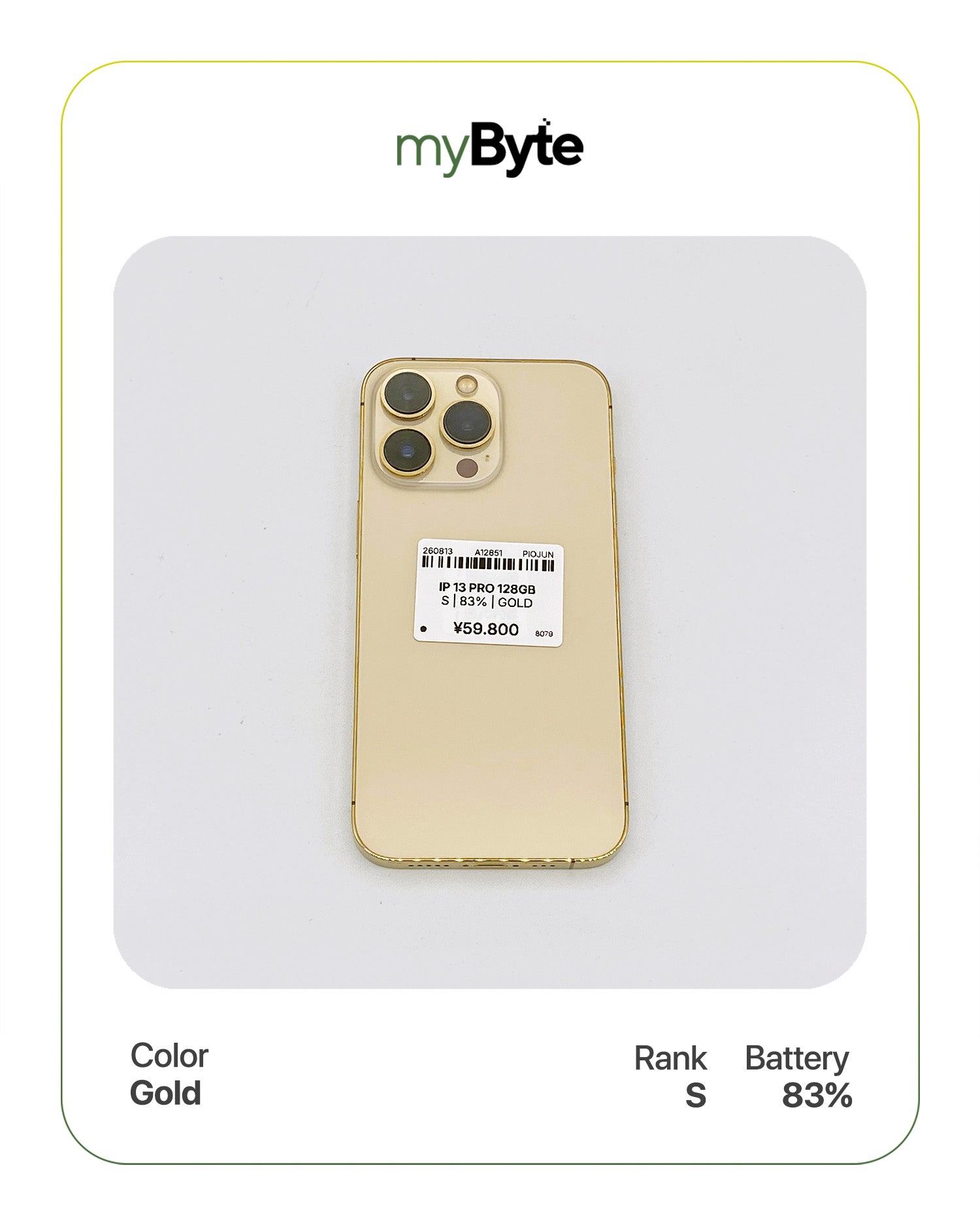 iPhone 13 Pro 5G 128GB (SIM Free) myByte International