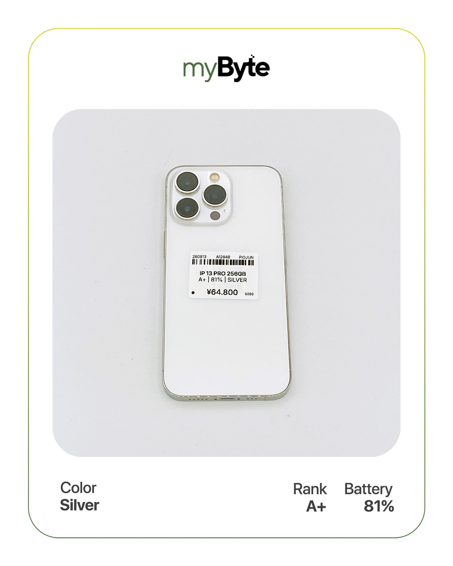 iPhone 13 Pro 5G 256GB (SIM Free) myByte International