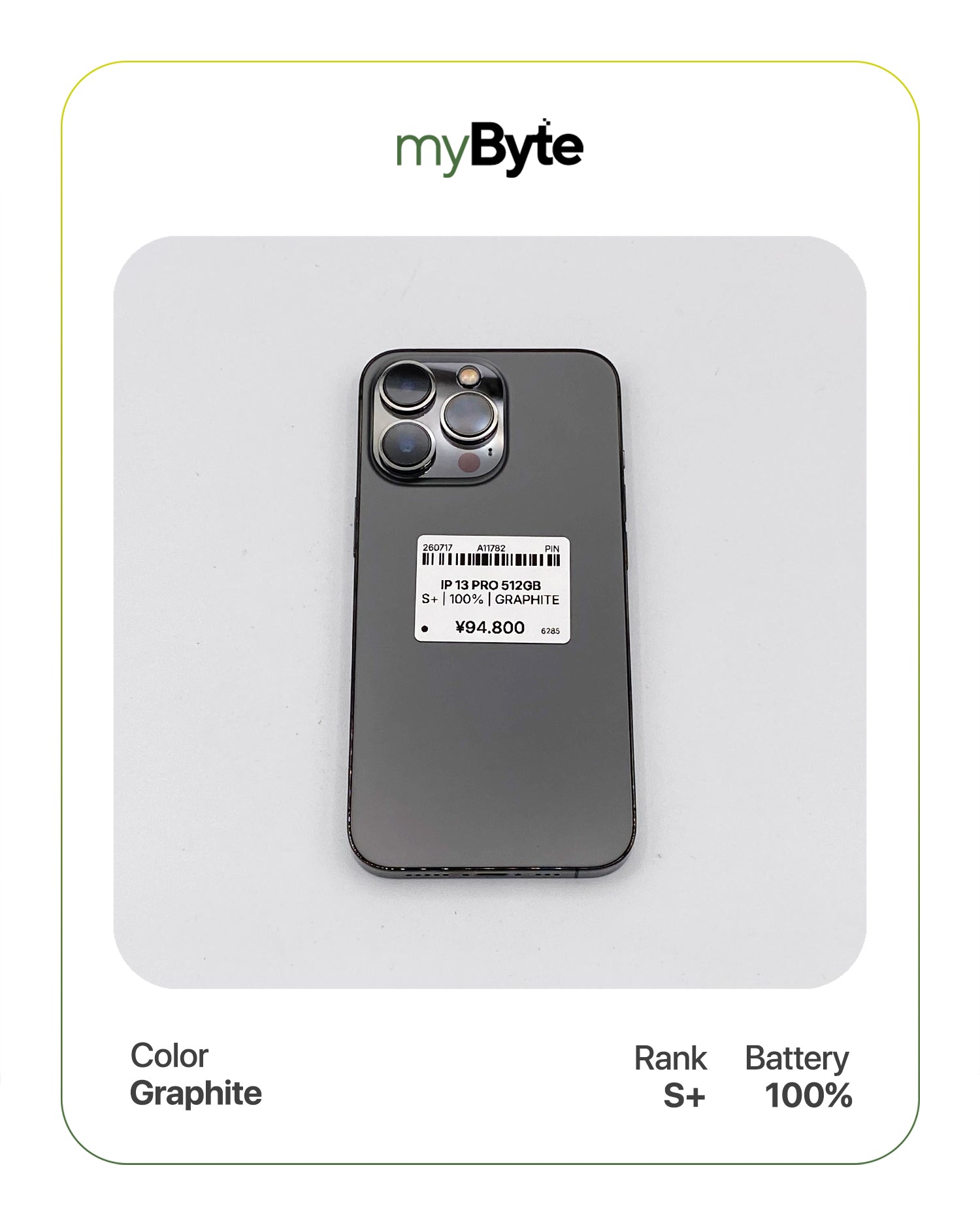 iPhone 13 Pro 5G 512GB (SIM Free) myByte International