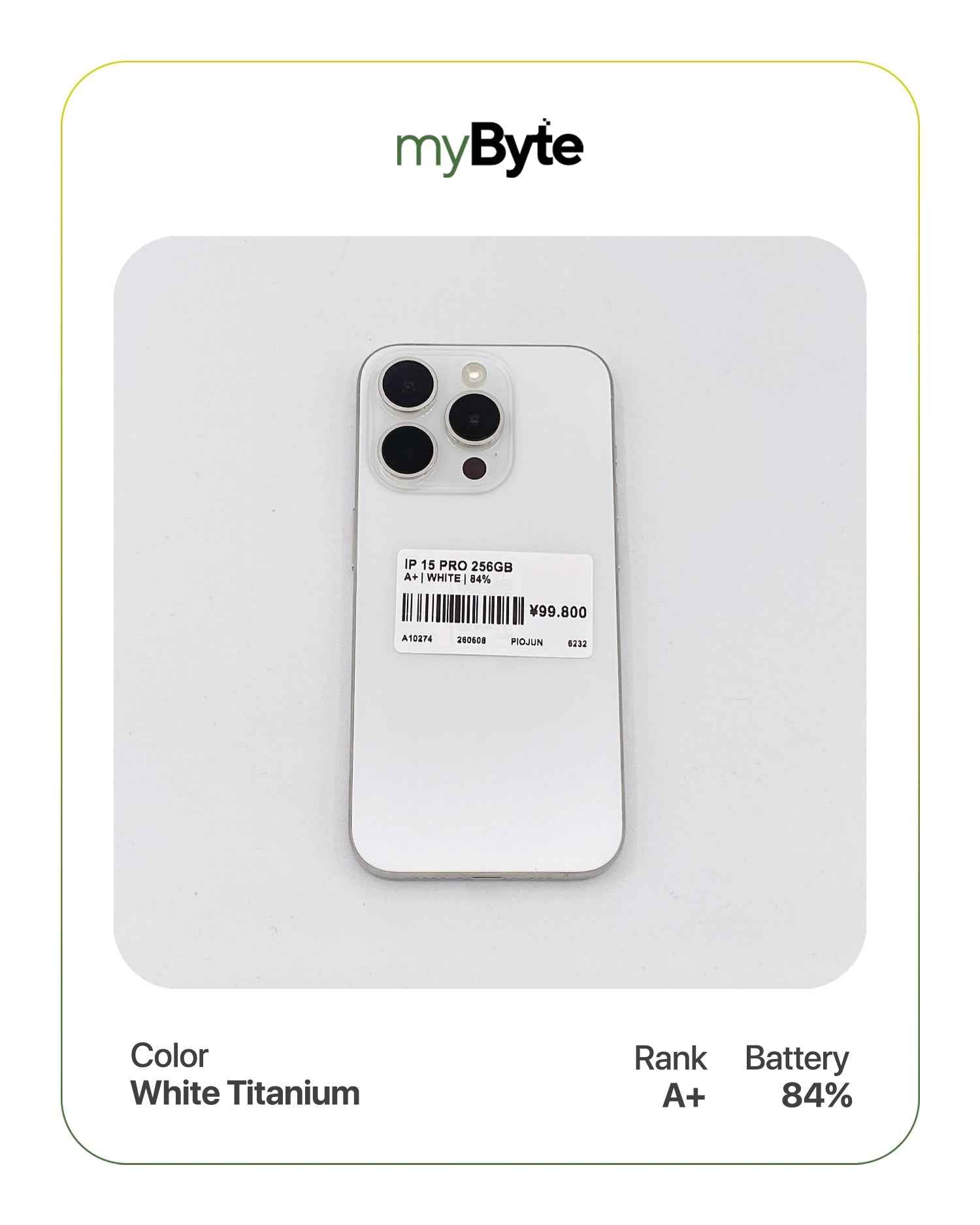 iPhone 15 Pro 5G 256GB (SIM Free)