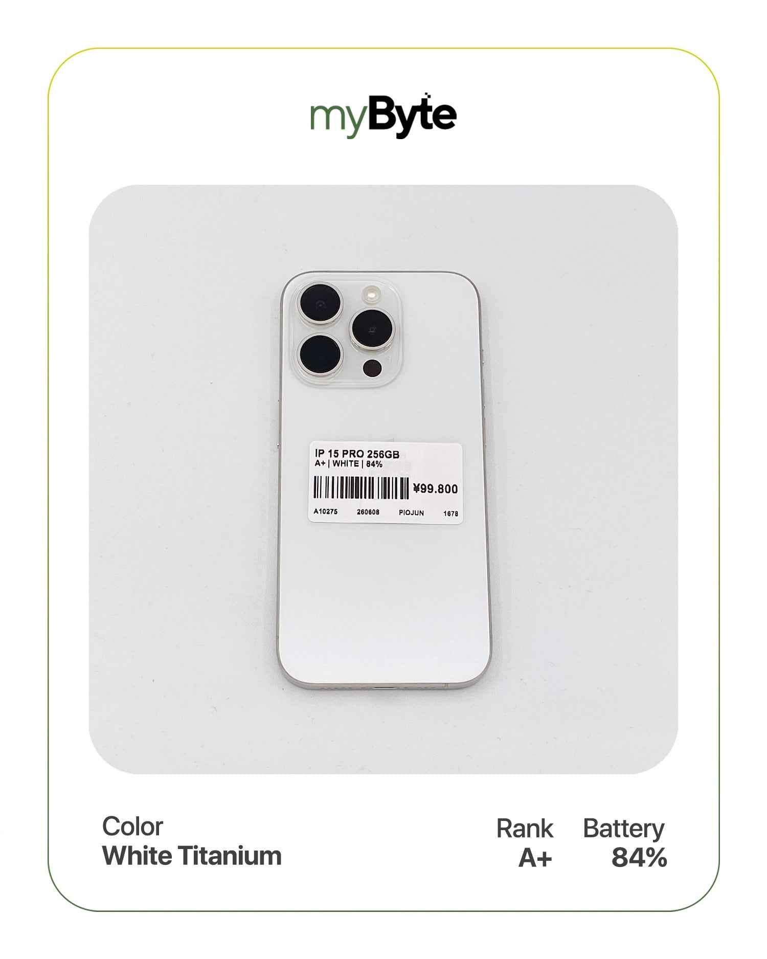 iPhone 15 Pro 5G 256GB (SIM Free)