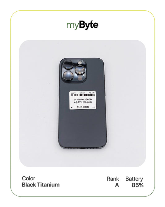 iPhone 15 Pro 5G 256GB (SIM Free) myByte International